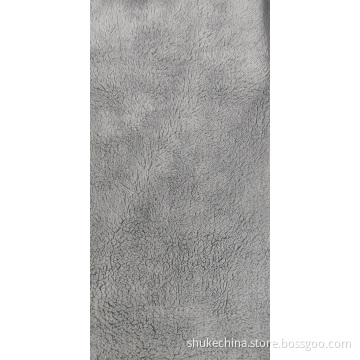 100% Polyester Sherpa Fleece soild Knitting Fabric
